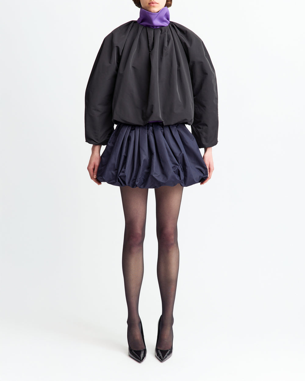 Anfi Mini Skirt in Technical Coating