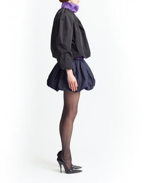Anfi Mini Skirt in Technical Coating