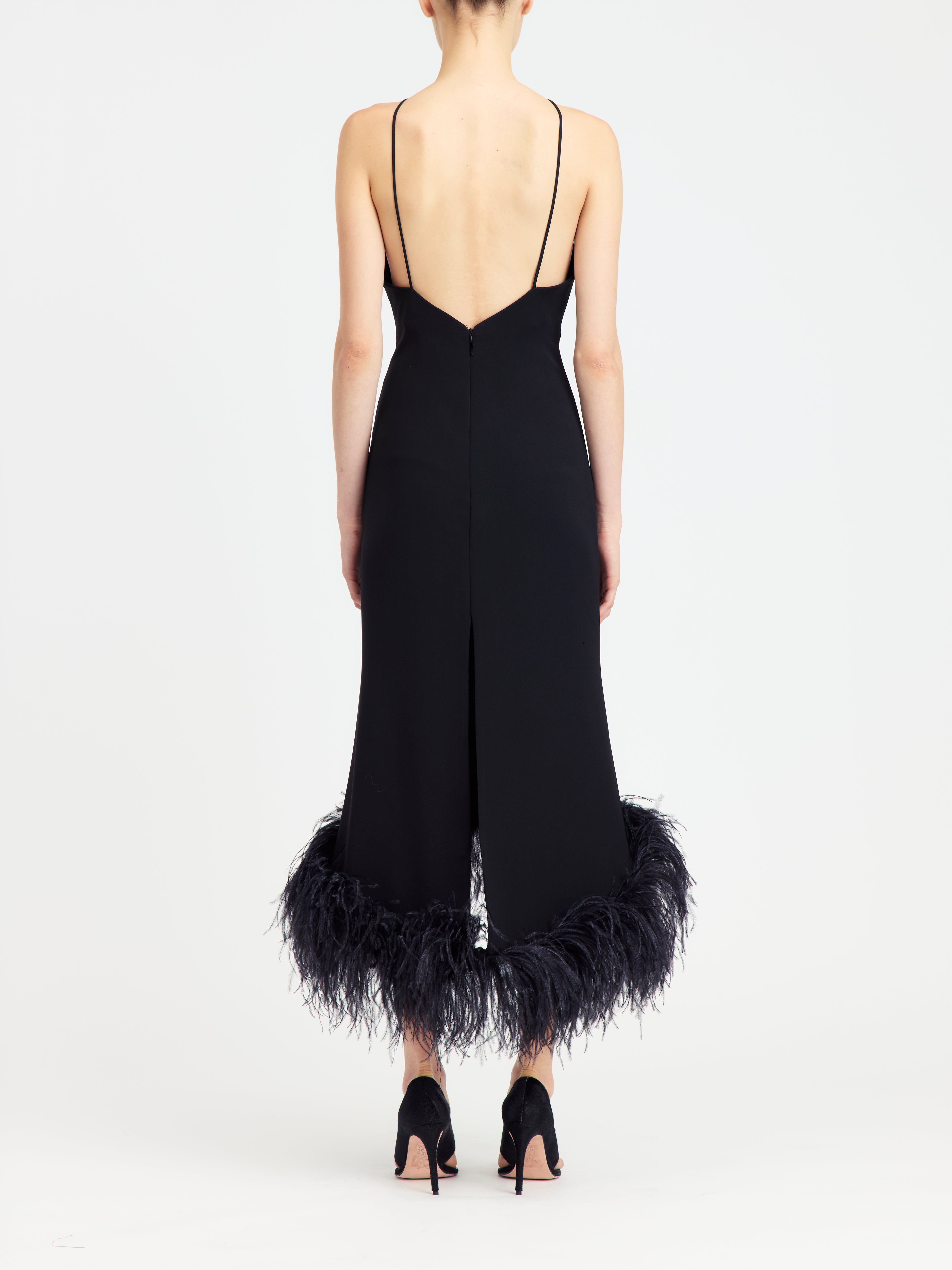16Arlington Ade Midi Dress in Crepe