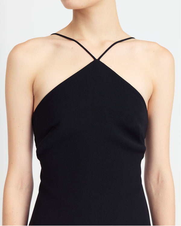 Ade Midi Dress in Crepe