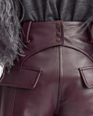 Alcea Trouser in Leather