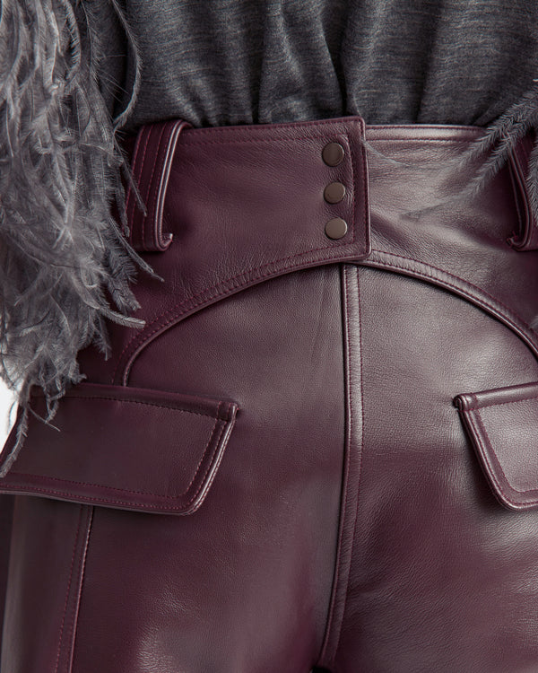 Alcea Trouser in Leather