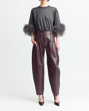 Alcea Trouser in Leather