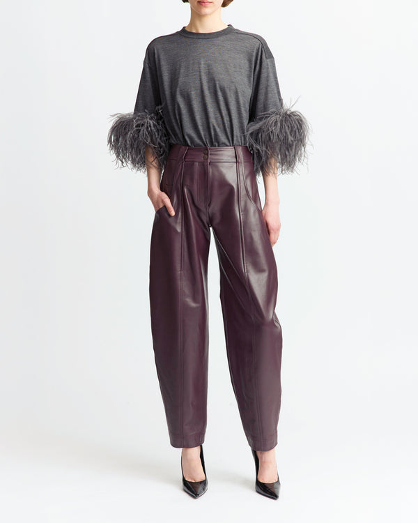 Alcea Trouser in Leather
