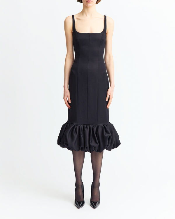 Arcelin Midi Dress in Tailoring