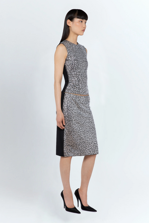 Nage Top In Black And Glass Embellishment