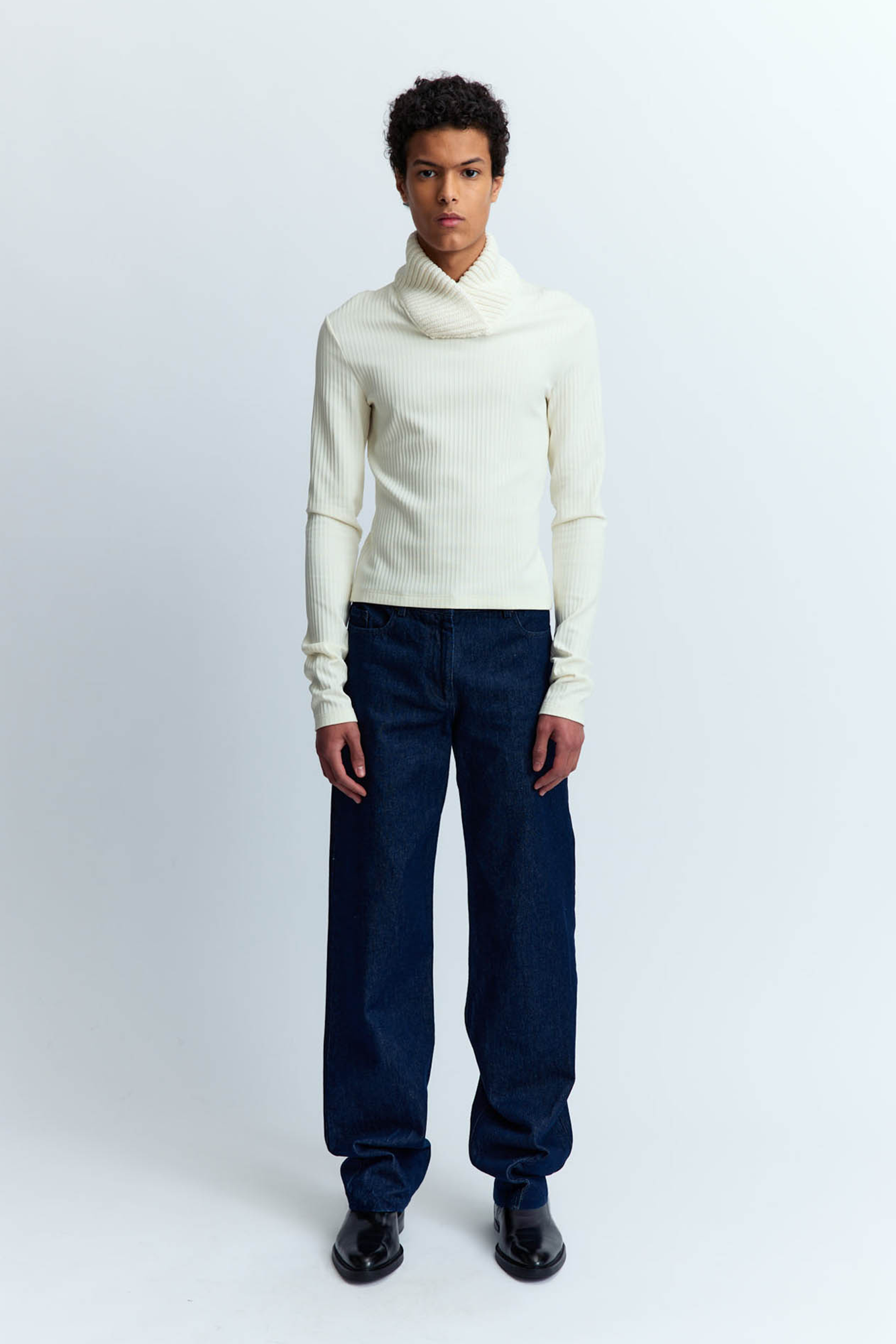 Cary Top in Jersey Rib