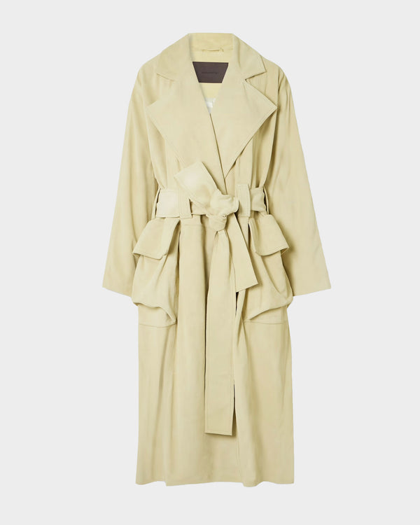 Cinzia Coat in Suede