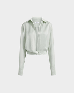 Cosette Shirt in Satin
