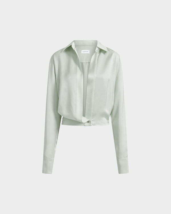 Cosette Shirt in Satin