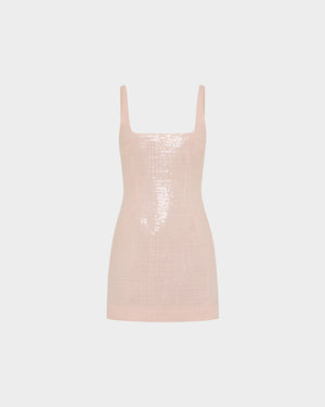 Sior Dress in Woven Sequin