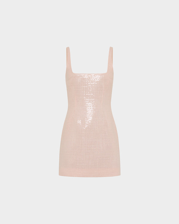 Sior Dress in Woven Sequin