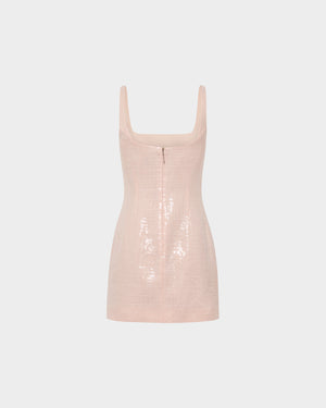 Sior Dress in Woven Sequin