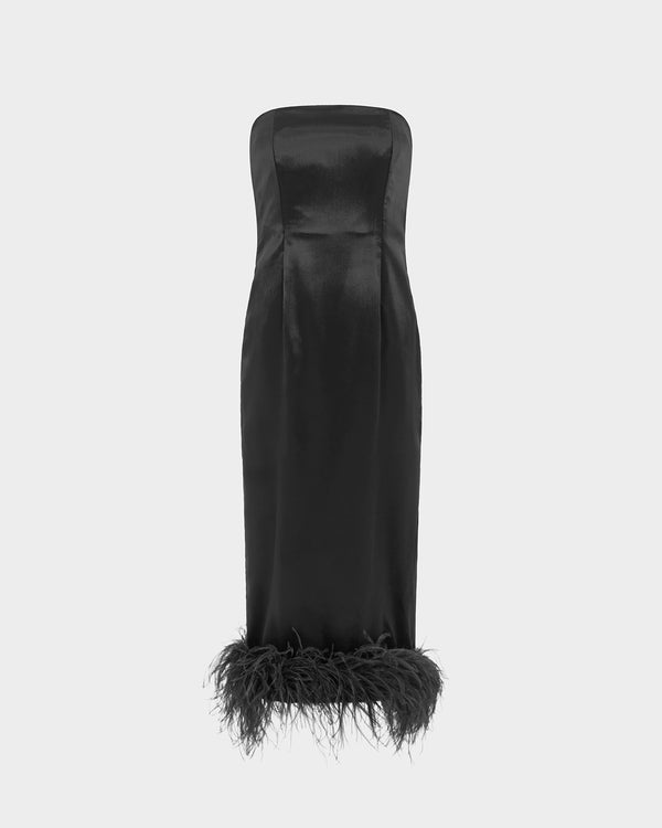 Minelli Midi Dress in Velvet