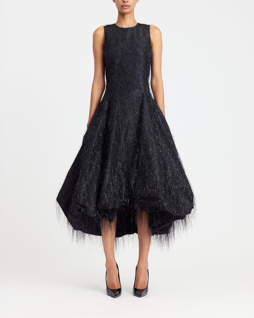 Tansi Midi Dress in Texture