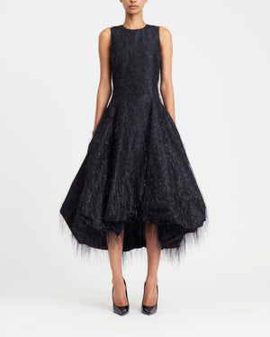 Tansi Midi Dress in Texture