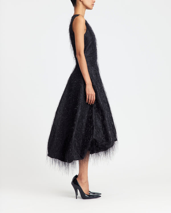 Tansi Midi Dress in Texture