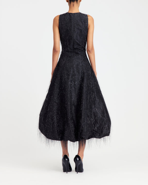 Tansi Midi Dress in Texture