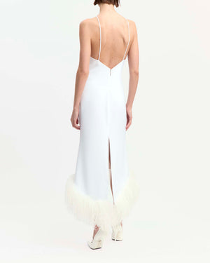 Ade Midi Dress in Crepe