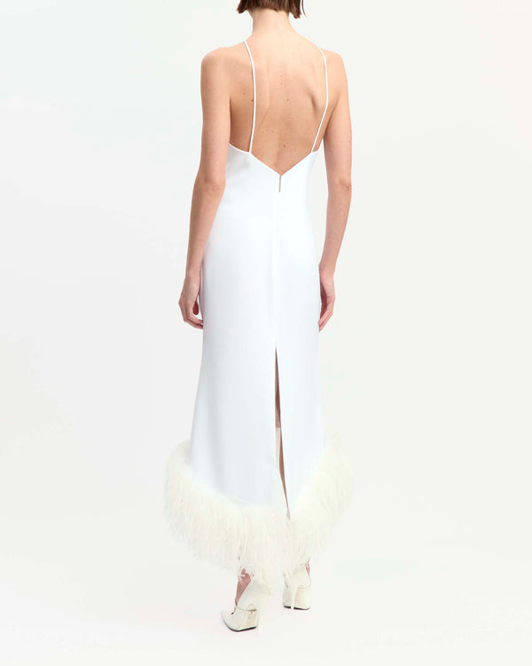 Ade Midi Dress in Crepe