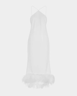 Ade Midi Dress in Crepe