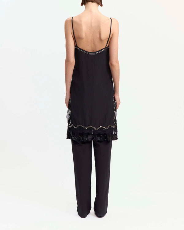 Inge Midi Dress in Satin