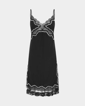 Inge Midi Dress in Satin