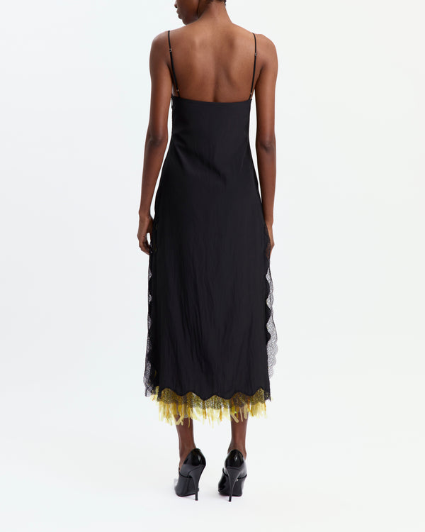 Ewa Midi Dress in Satin
