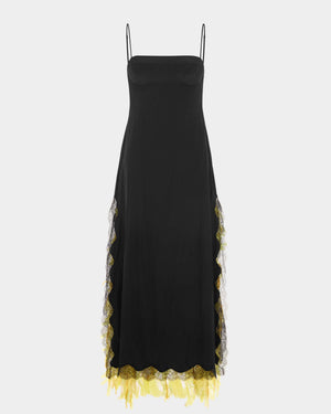 Ewa Midi Dress in Satin