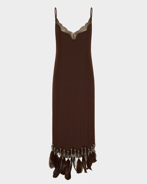 Kena Midi Dress in Satin