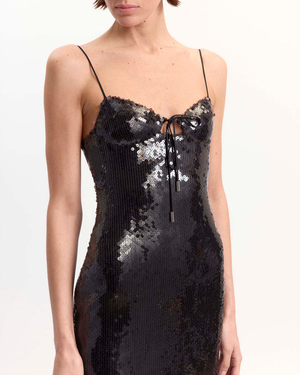 Che Midi Dress in Paillette