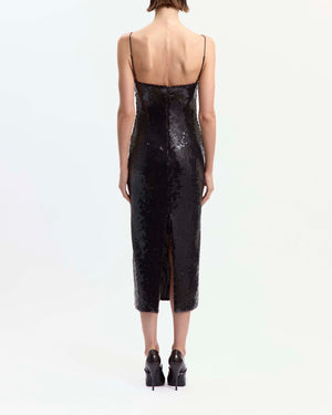 Che Midi Dress in Paillette
