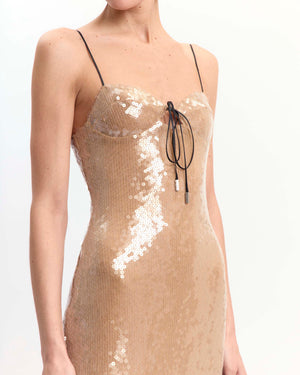 Che Midi Dress in Paillette