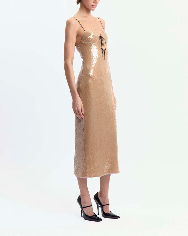 Che Midi Dress in Paillette