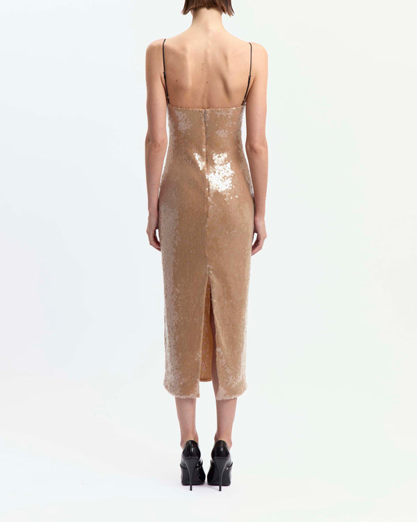 Che Midi Dress in Paillette