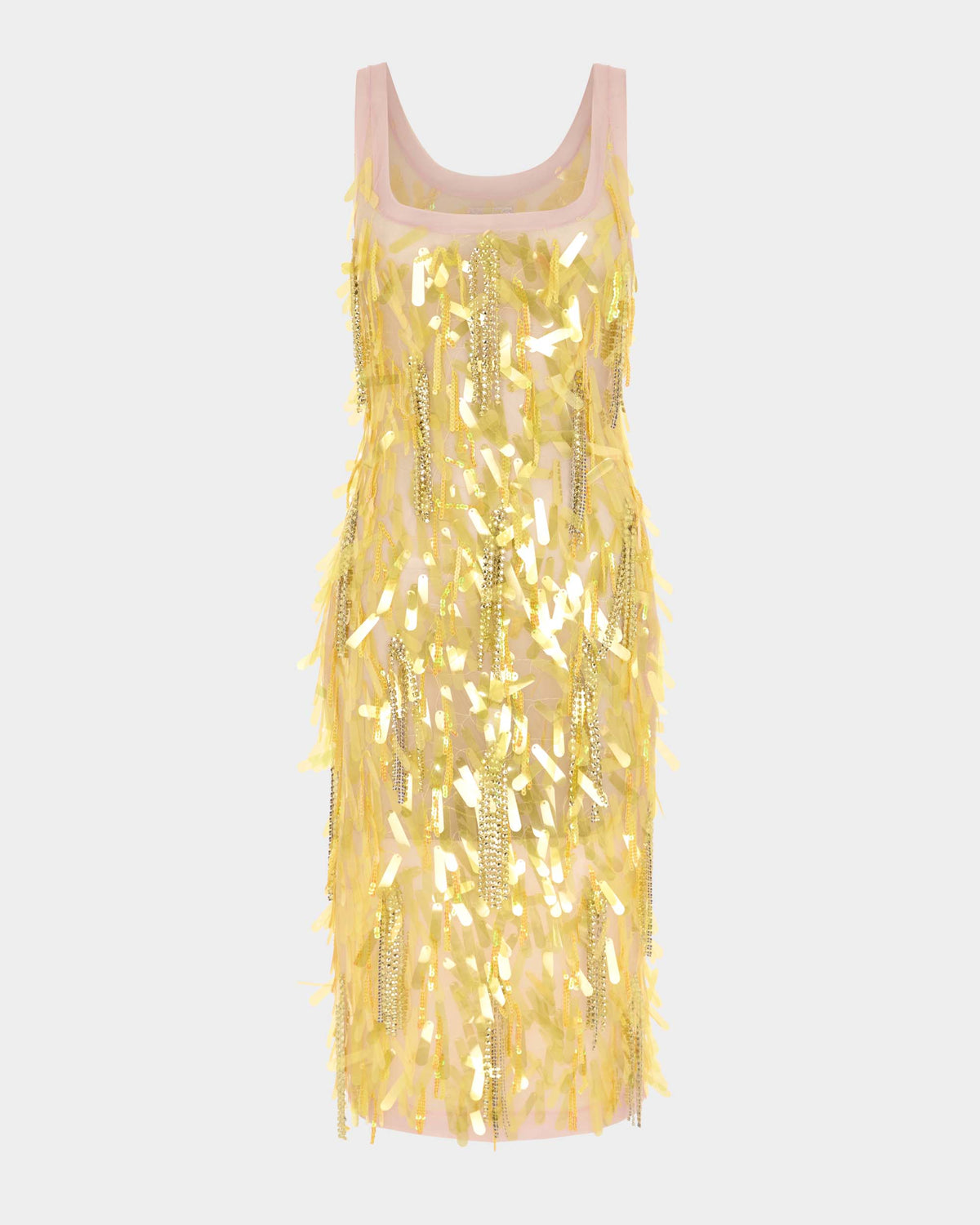 Shani Midi Dress Embroidered Tulle