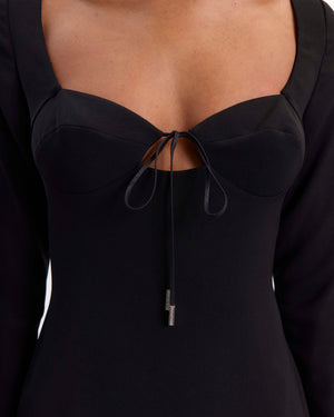 Odette Midi Dress in Crepe