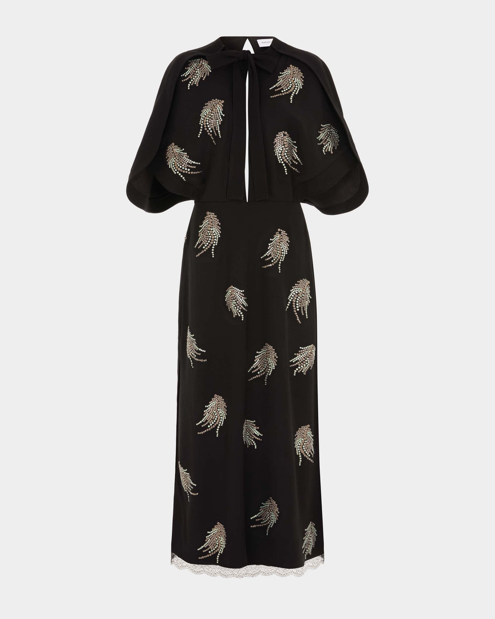 Della Midi Dress in Crepe