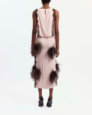 Romina Dress in Satin