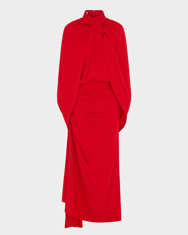 Dora Midi Dress in Viscose Jersey