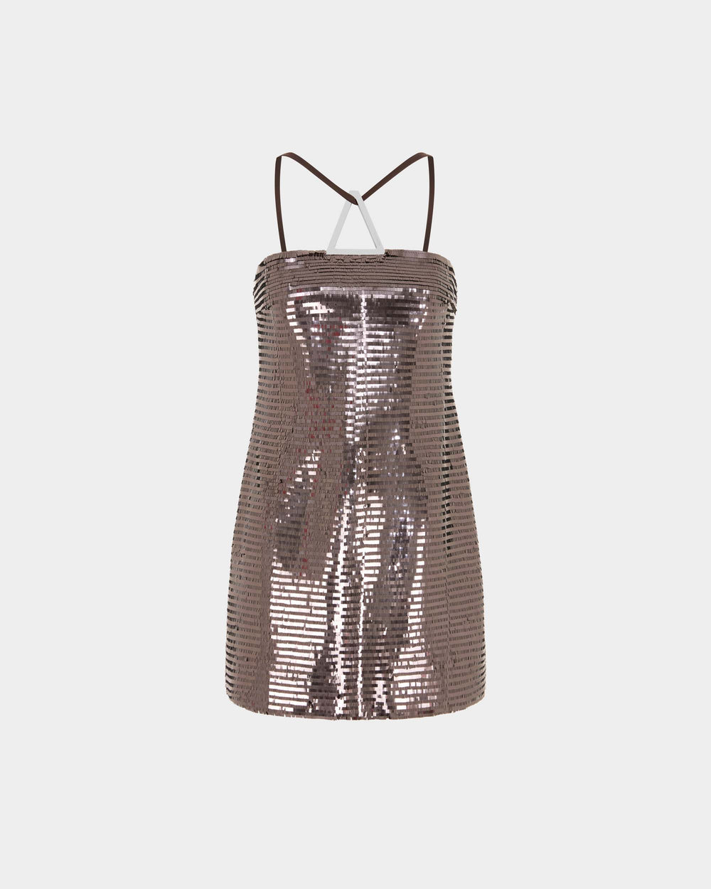 Nolo Mini Dress in Paillette Fringe