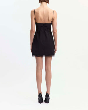 Connie Mini Dress in Technical Satin