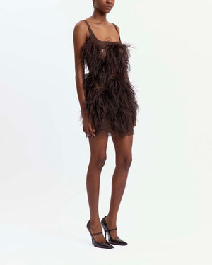 Sadie Mini Dress in Satin