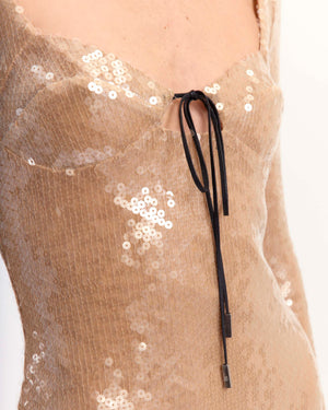 Franca Mini Dress in Paillette