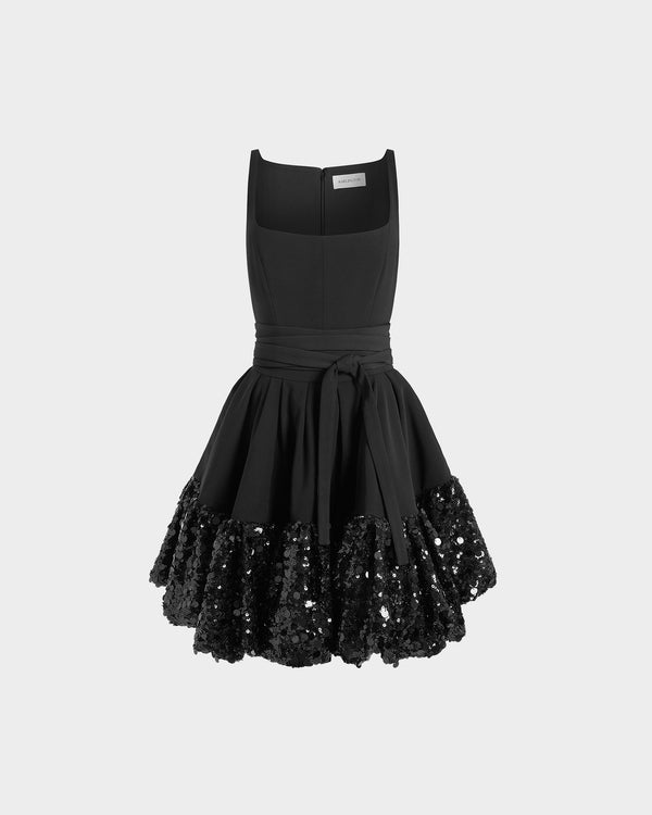 Drina Mini Dress in Crepe