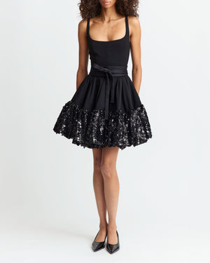 Drina Mini Dress in Crepe