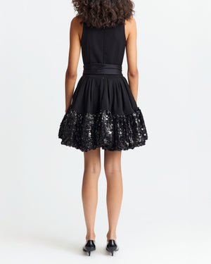 Drina Mini Dress in Crepe