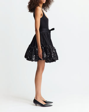 Drina Mini Dress in Crepe