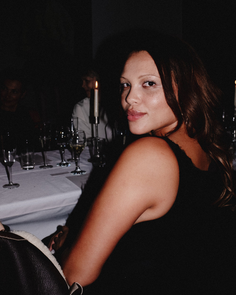 Alva Claire attending 16Arlington dinner to celebrate the release of Autumn Winter 2025 collection