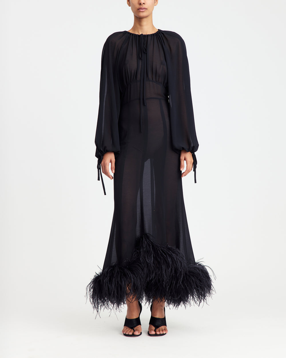 Davis Midi Dress in Chiffon